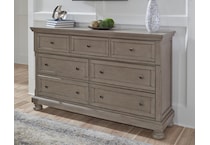 lettner lighy grey dresser   