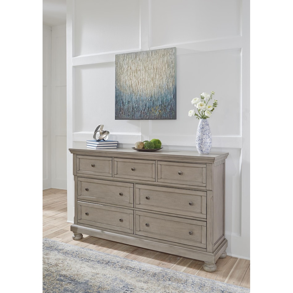 lettner lighy grey dresser   