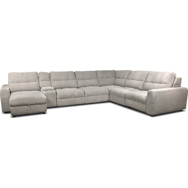 RAMSEY 7-PC POWER RECLINING SECTIONAL