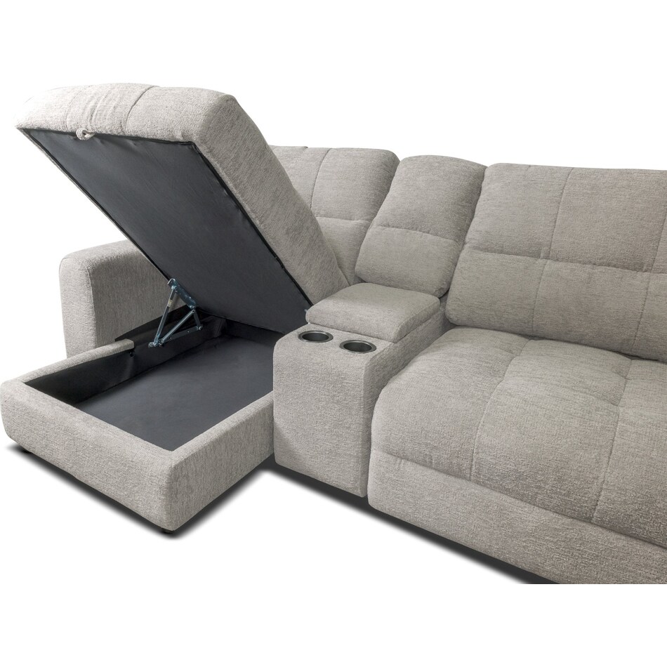light grey package   