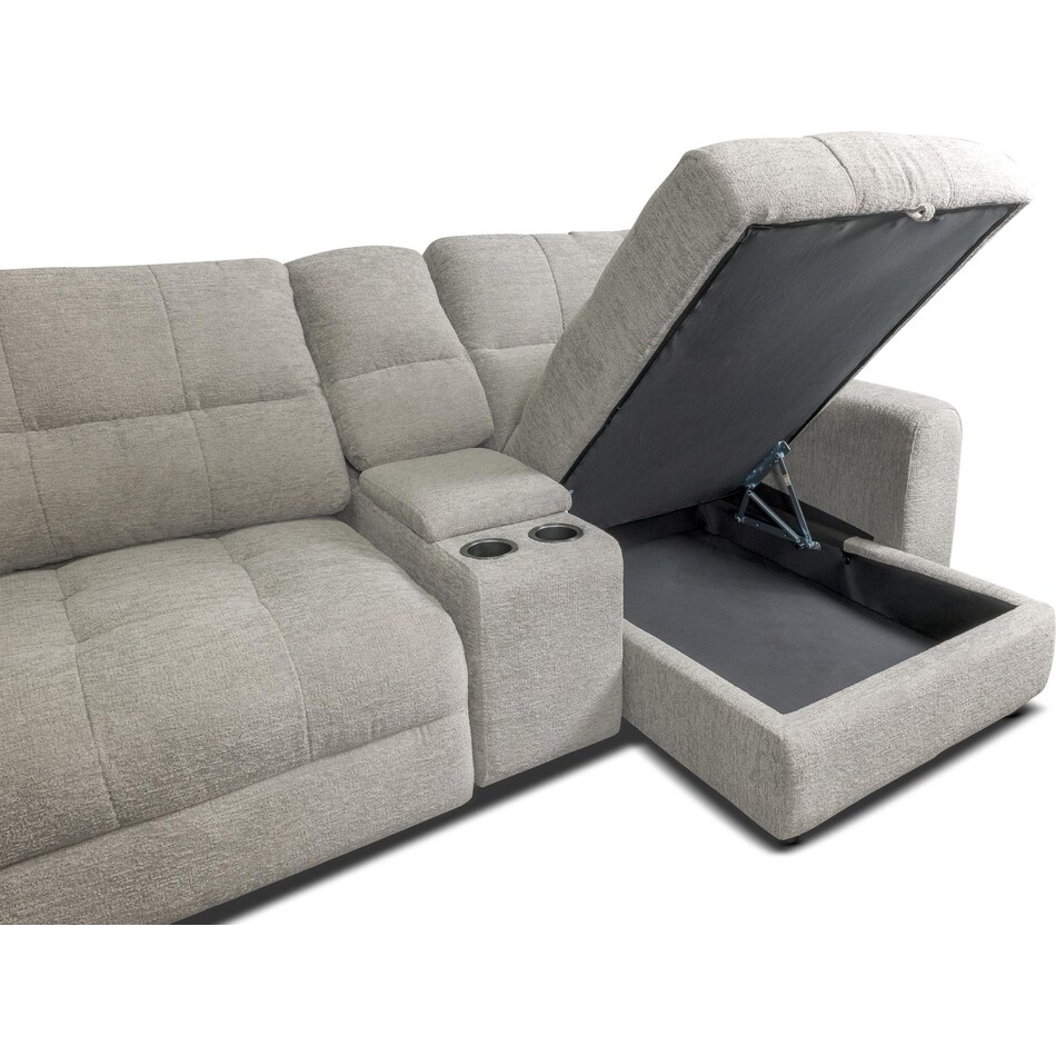 light grey package   