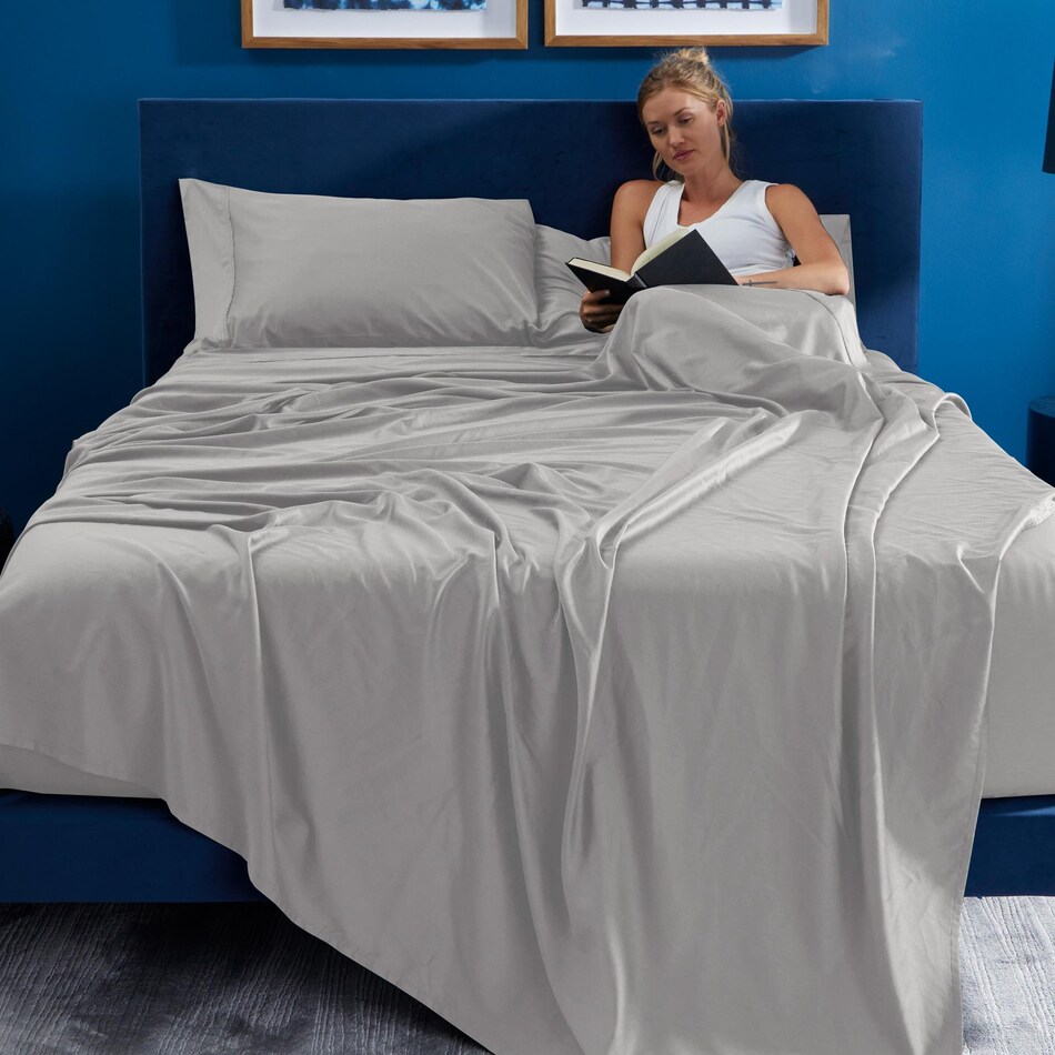 light grey sheets   