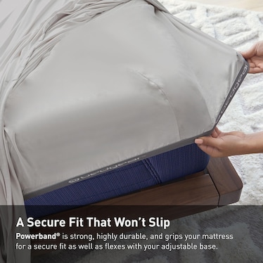 BEDGEAR HYPER-LINEN SHEET SET, LIGHT GREY