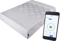 lily medium w remote mattress king   