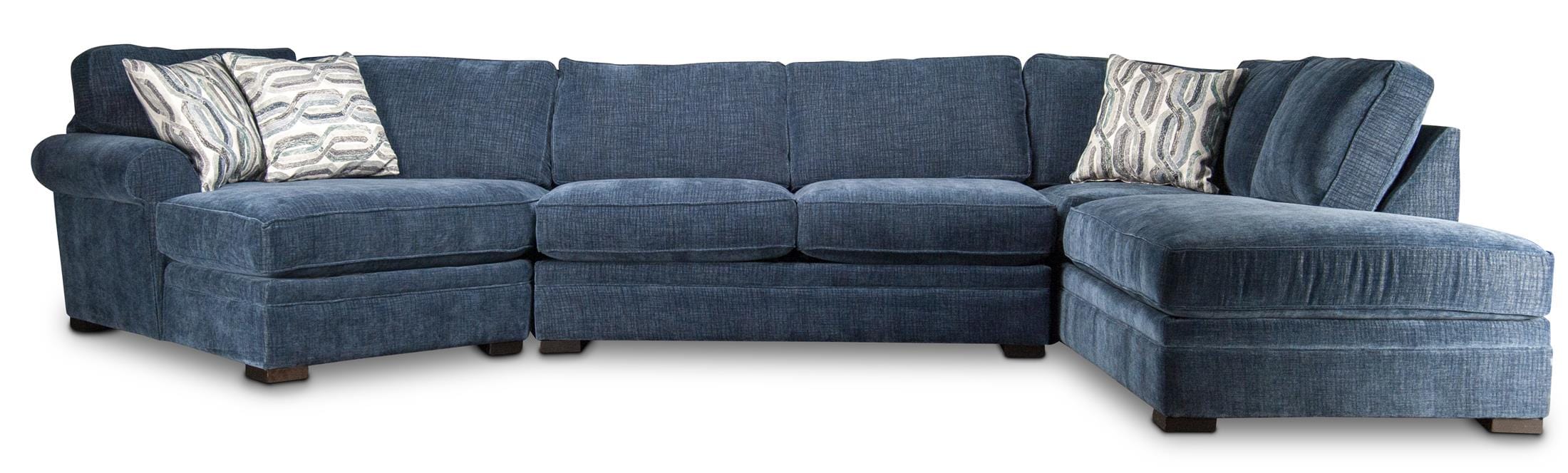 LINDA 3-PIECE SECTIONAL | Morris, image size:2200x664