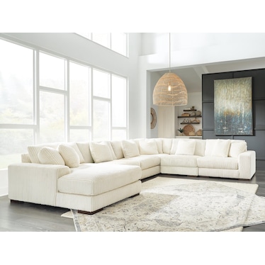 LINDYN 6-PIECE SECTIONAL WITH CHAISE