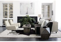 linea brown cocktail table   