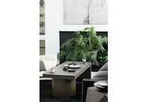 linea brown cocktail table   