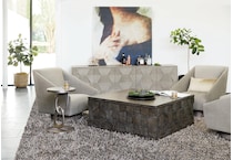 linea brown console   