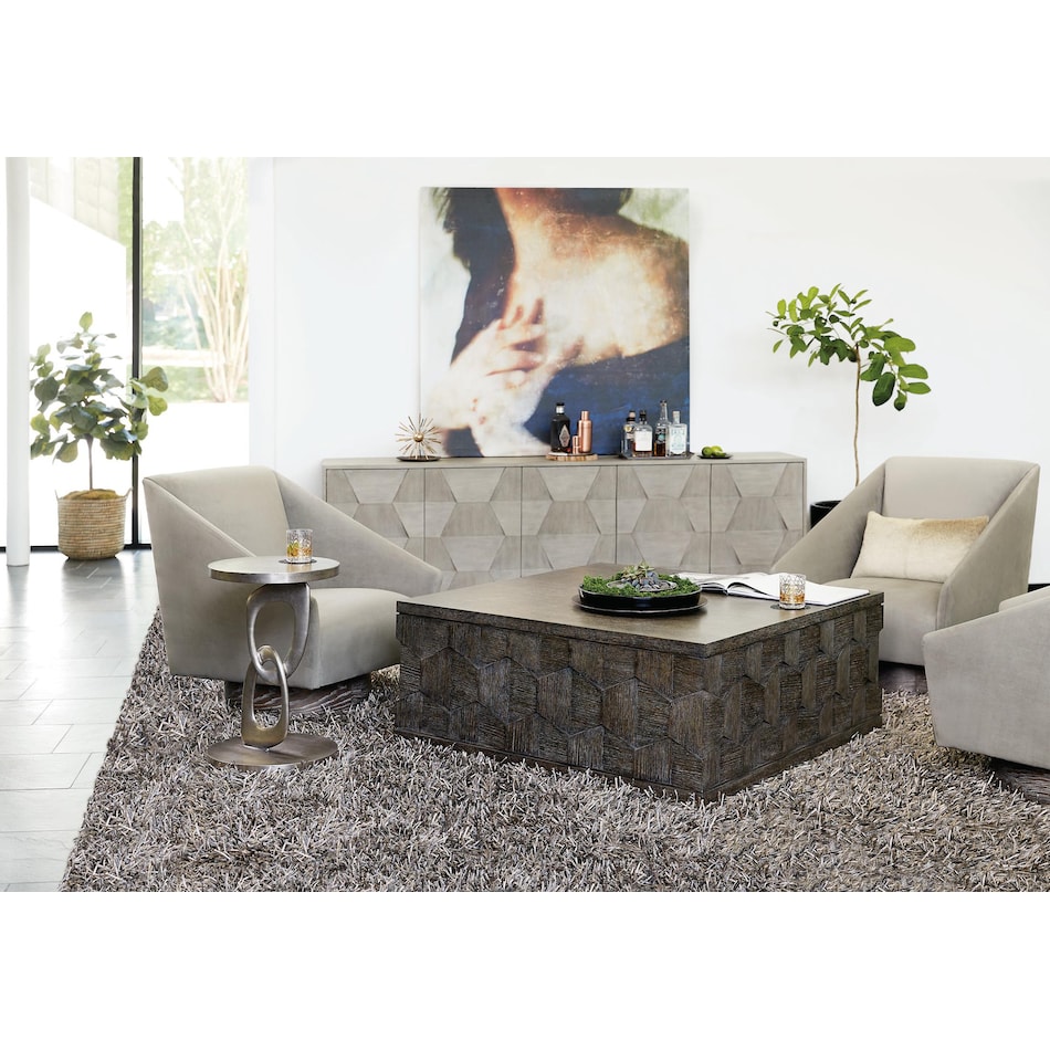 linea brown console   