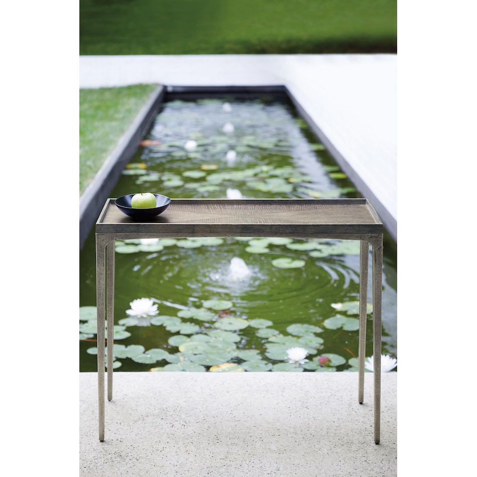 linea grey sofa table   
