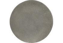 linea textured graphite metal end table   