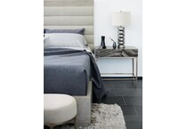 linea white accent bench   