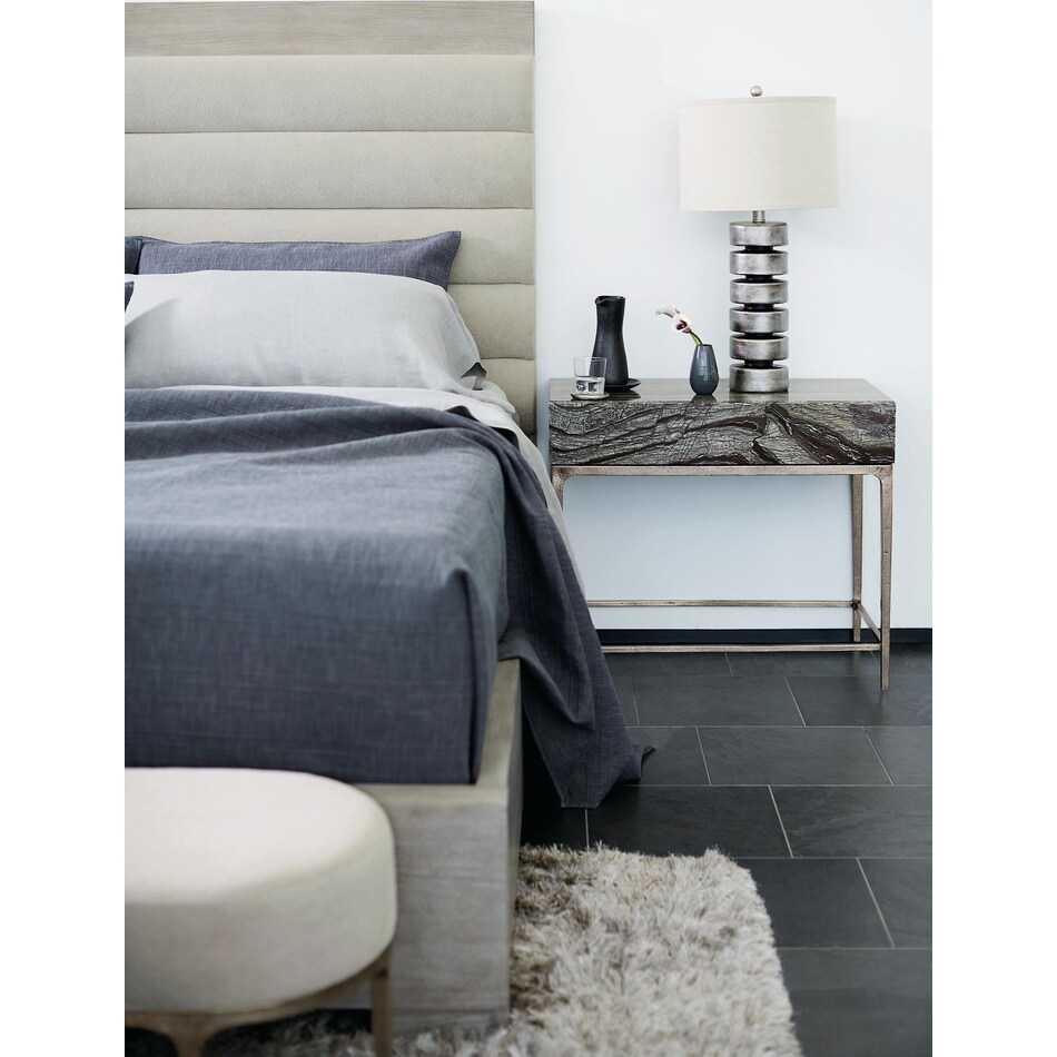 linea white accent bench   
