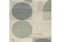 linen blue green swatch  