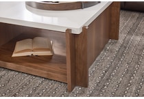 lloyd brown cocktail table casters   