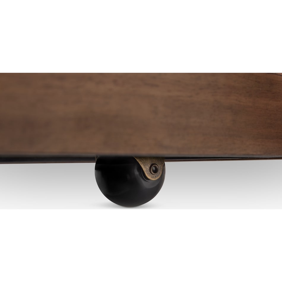 lloyd brown cocktail table casters   