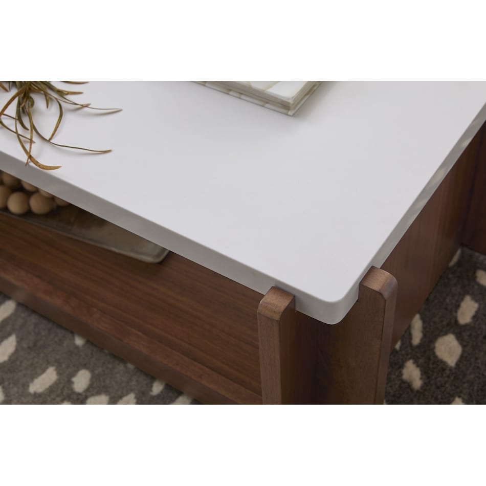 lloyd brown cocktail table casters   