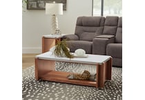 lloyd brown cocktail table casters   