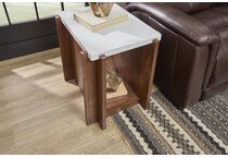lloyd brown end table   