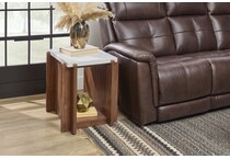 lloyd brown end table   