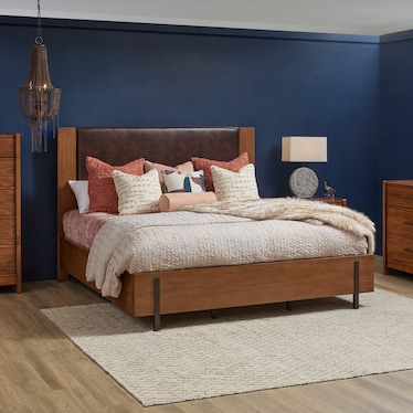 LLOYD UPHOLSTERED BED BY FLEXSTEEL