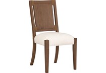 lloyd walnut side chair   