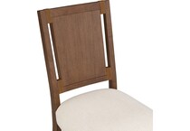 lloyd walnut side chair   