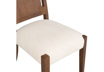 lloyd walnut side chair   
