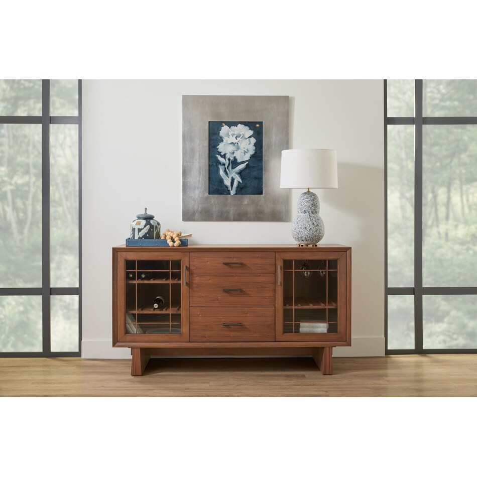 lloyd walnut sideboard server   