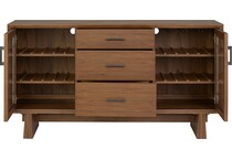 lloyd walnut sideboard server   