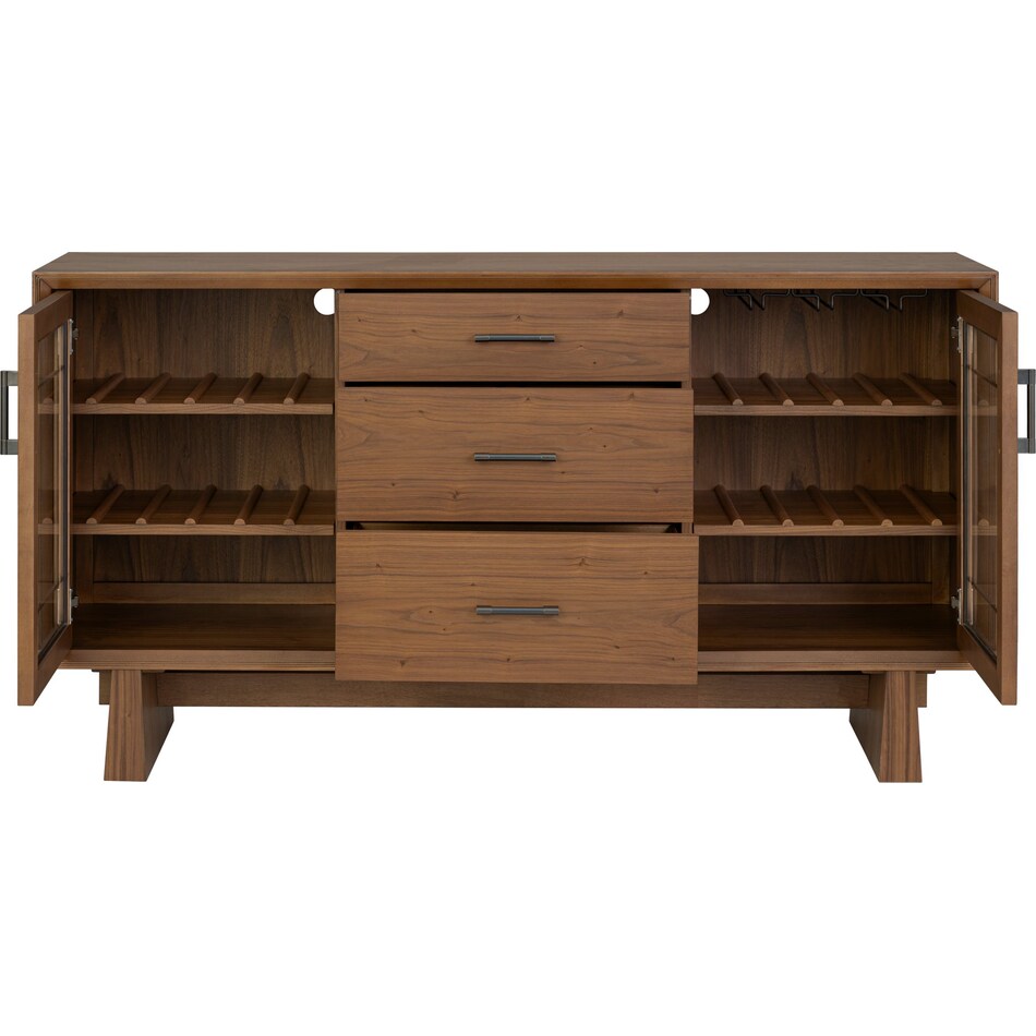 lloyd walnut sideboard server   