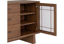 lloyd walnut sideboard server   