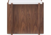 lloyd warm walnut end table   