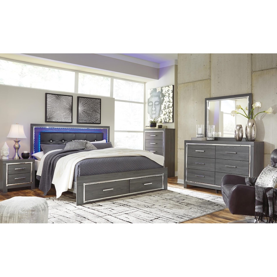 lodanna gray dresser   