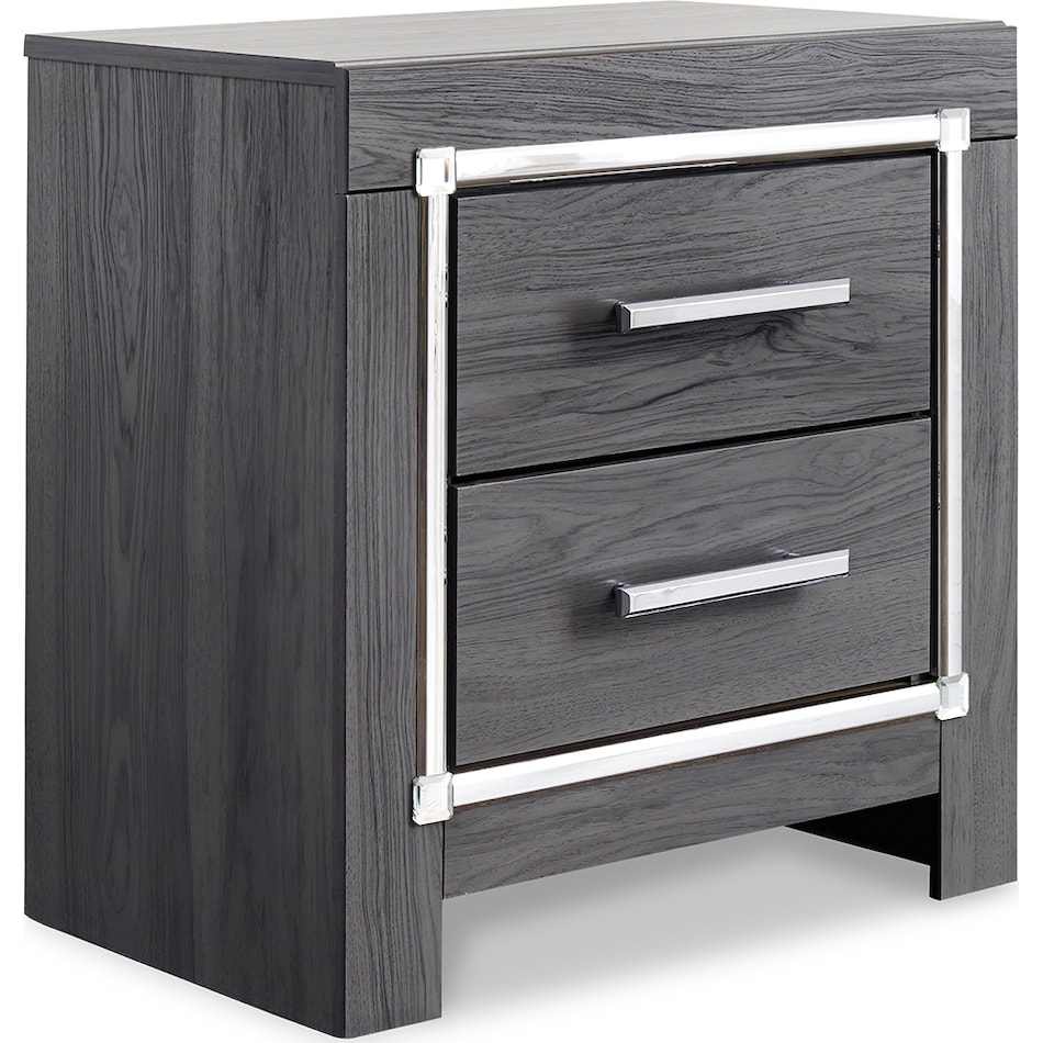 lodanna gray nightstand   