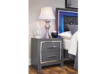 lodanna gray nightstand   