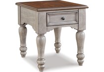 lodenbay antique grey end table   