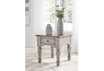 lodenbay antique grey end table   