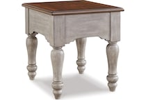 lodenbay antique grey end table   