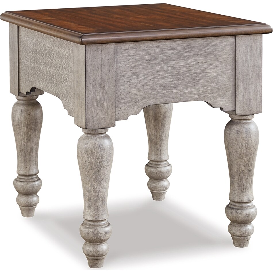 lodenbay antique grey end table   