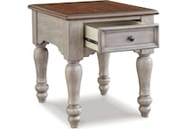 lodenbay antique grey end table   