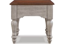 lodenbay antique grey end table   