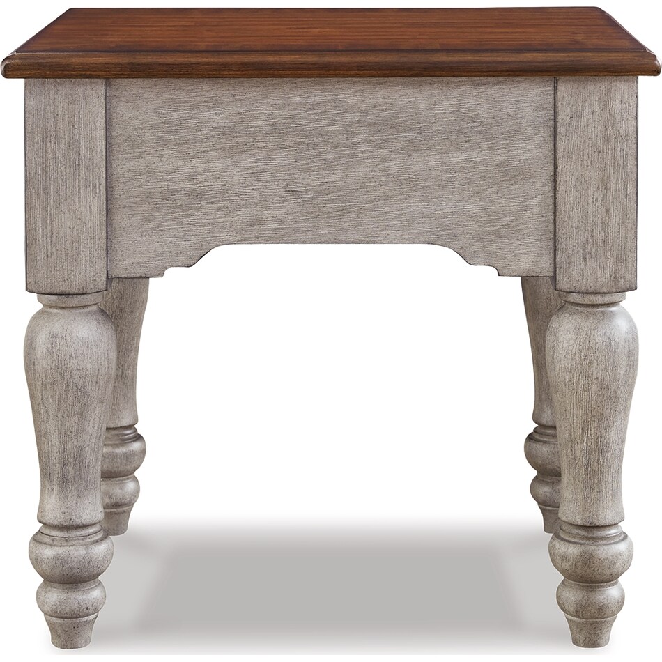 lodenbay antique grey end table   