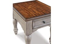 lodenbay antique grey end table   