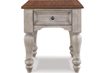 lodenbay antique grey end table   