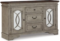 lodenbay two tone sideboard server   