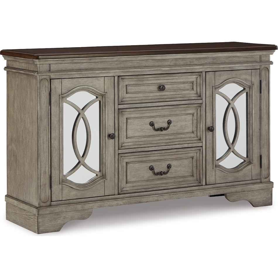 lodenbay two tone sideboard server   