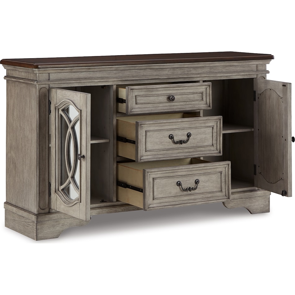 lodenbay two tone sideboard server   
