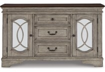 lodenbay two tone sideboard server   